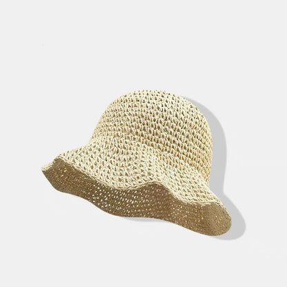 🧢 LIMITED-TIME 50% OFF! 🍂 Women's Handwoven Wide-Brim Straw Hat – Foldable, Breathable, Travel-Ready 🌴