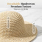 🧢 LIMITED-TIME 50% OFF! 🍂 Women's Handwoven Wide-Brim Straw Hat – Foldable, Breathable, Travel-Ready 🌴