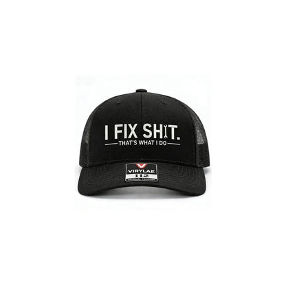 🧢 LIMITED-TIME 50% OFF! ✨ "I Fix Shit" Embroidered Trucker Hat – Breathable Mesh, Sun Protection, Bold & Humorous Gift 🛠️