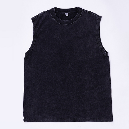 👕 LIMITED-TIME 50% OFF! ✨ Men’s Vintage Wash Muscle Tank – Ergonomic Cut, Dynamic Flexibility, Street Style 🔥