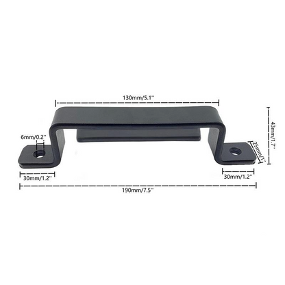🏗️ LIMITED TIME 50% OFF! 🔧 Heavy-Duty Iron Sliding Door Pull – Ergonomic U-Shape, Universal Installation 🚪
