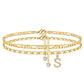 👣 LIMITED TIME 50% OFF! ✨ Layered Gold Ankle Bracelet for Women – Rhinestone, Adjustable, Beach Jewelry 🏖️