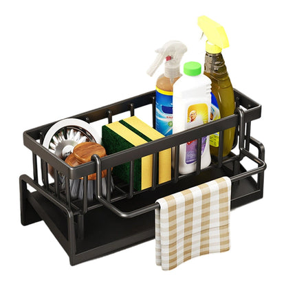 🧽 LIMITED-TIME 50% OFF! ✨ Sink Drain Rack – Organizer, Rust-Proof, Drainage Holes 🍽️