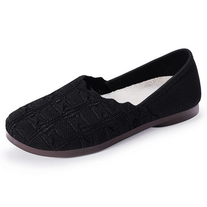 👡 LIMITED TIME 50% OFF! 🌿 Women's Breathable Woven Slip-On Flats – Comfortable, Flexible, Non-Slip 🌸