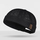 🧢🔥 49% OFF! ☀️ Lightweight Breathable Mesh Brimless Cap – Retro Docker Style, Adjustable, 42g 🌀