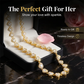 💎 LIMITED TIME 50% OFF! ✨ Sparkling Heart Statement Chain Necklace – Rhinestone, Gold/Silver, Adjustable 🔗