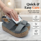 👡 LIMITED-TIME 50% OFF! ✨ Women's Lightweight Platform Sandals – Retro, Cushioned, Adjustable 🌴