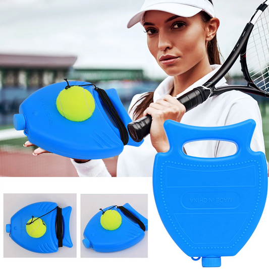 🎾 LIMITED-TIME 50% OFF! 🏸 Portable Tennis Trainer – Solo Rebounder, Weighted Base, No Partner Needed ✨
