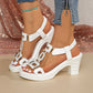 👡🔥10,000+ Sold! 2026 New Arrival Women's Chunky Heel T-Strap Sandals ✨