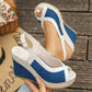 👡 LIMITED-TIME 50% OFF! 🌸 Women's Peep-Toe Wedge Sandals – Platform, Breathable, Anti-Slip Sole 🍃