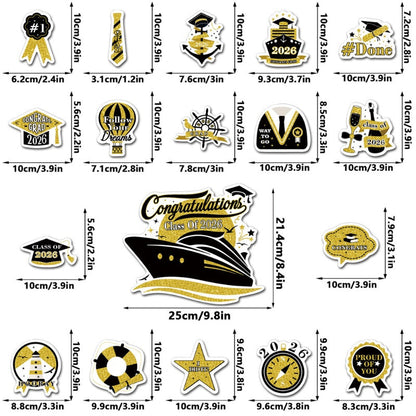 🎓 LIMITED-TIME 50% OFF! ✨ Graduation Party Magnets – Strong, Cruise & Car Decor ✨