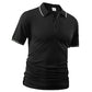 👔 LIMITED-TIME 50% OFF! ⭐ Men's Classic Short-Sleeve Collared Shirt – Tipped Collar, Modern Fit, Low-Maintenance 🍂