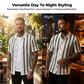 🎉New Season Drop!✨ Men's Short Sleeve Retro Geometric Knit Shirt