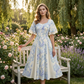 🌸Dreamy New Collection!✨ Ethereal Flutter Sleeve Fit-and-Flare Dress