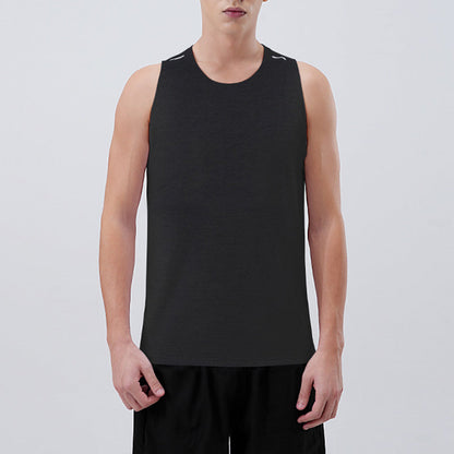 🏃‍♂️ LIMITED-TIME 50% OFF! 🎽 Men's Quick-Dry Athletic Tank Top – Moisture-Wicking, Cooling, Reflective Logo 🌙