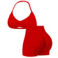 💪 LIMITED-TIME 50% OFF! ✨ Women's Halter & Shorts Set – Tummy Control, Seamless, Butt-Lifting 🍑