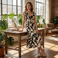 🚀 LIMITED-TIME 50% OFF! 💃 Women's Casual Printed V-Neck Ruffle Dress – Playful, Feminine & Ready-to-Wear 🌺