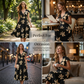 🚀 LIMITED-TIME 50% OFF! 💃 Women's Casual Printed V-Neck Ruffle Dress – Playful, Feminine & Ready-to-Wear 🌺