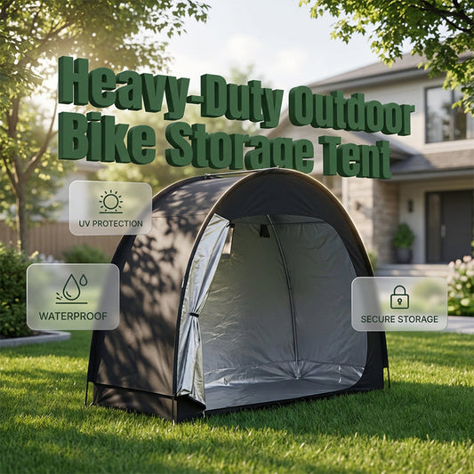 🚲 LIMITED-TIME 63% OFF! ✨ Portable Outdoor Bike Storage Shed – Waterproof, UV-Resistant, Heavy-Duty Oxford 🏕️