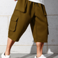 🩳 LIMITED-TIME 50% OFF! ✨ Men's Casual Cargo Capri Shorts – Large Pockets, Drawstring Waist, Relaxed Fit 🌿