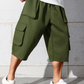 🩳 LIMITED-TIME 50% OFF! ✨ Men's Casual Cargo Capri Shorts – Large Pockets, Drawstring Waist, Relaxed Fit 🌿