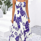 🌺 LIMITED-TIME 50% OFF! 👗 Women's Floral Spaghetti Strap Dress – Smocked Back, A-Line, Lightweight 🌼