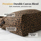 👜 LIMITED-TIME 50% OFF! 🐆 Leopard Print Canvas Shoulder Bag – Durable, Adjustable Drawstring, Spacious 🍂