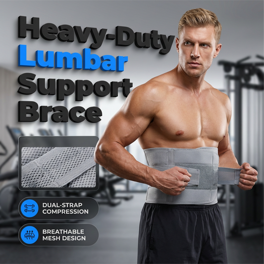 🩹 LIMITED-TIME 50% OFF! 🏃‍♂️ Dual-Strap Compression Back Brace – Removable Stays, Adjustable, Breathable Mesh ✨