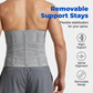 🩹 LIMITED-TIME 50% OFF! 🏃‍♂️ Dual-Strap Compression Back Brace – Removable Stays, Adjustable, Breathable Mesh ✨