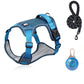🐕 LIMITED-TIME 50% OFF! ✨ No Pull Dog Harness with Leash & LED Collar – Front D-Ring, Reflective, Adjustable 🦮