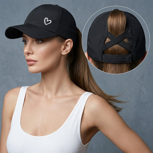 Breathable Quick-Dry Ponytail Baseball Cap