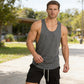 🎽 LIMITED-TIME 50% OFF! 💪 Men's Muscle Fitness Stringer Tank Top – Deep-Cut Armholes, Stretch Fabric, V-Neck 🏃‍♂️
