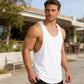 🎽 LIMITED-TIME 50% OFF! 💪 Men's Muscle Fitness Stringer Tank Top – Deep-Cut Armholes, Stretch Fabric, V-Neck 🏃‍♂️