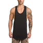 🎽 LIMITED-TIME 50% OFF! 💪 Men's Muscle Fitness Stringer Tank Top – Deep-Cut Armholes, Stretch Fabric, V-Neck 🏃‍♂️
