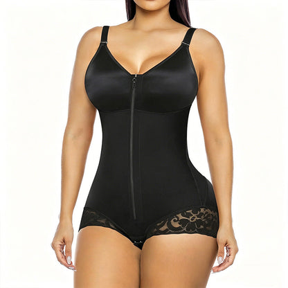 🩷 LIMITED-TIME 50% OFF! 🔥 Women's Zip-Up Shapewear Bodysuit – Instant 360° Tummy Control & Lift 🩱