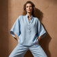 👔 LIMITED-TIME 50% OFF! ✨ Women‘s Stand-Collar Top & Pants Set – Chic, Versatile, Effortlessl