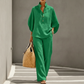 👔 LIMITED-TIME 50% OFF! ✨ Women‘s Stand-Collar Top & Pants Set – Chic, Versatile, Effortlessl