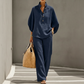 👔 LIMITED-TIME 50% OFF! ✨ Women‘s Stand-Collar Top & Pants Set – Chic, Versatile, Effortlessl
