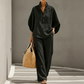 👔 LIMITED-TIME 50% OFF! ✨ Women‘s Stand-Collar Top & Pants Set – Chic, Versatile, Effortlessl