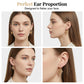 💎 LIMITED-TIME 50% OFF! ✨ Sparkling Heart Hoop Earrings – Double Layer, Coffee Crystals, Gold, Lightweight ❤️