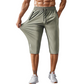 🩳 LIMITED-TIME 50% OFF! 💨 Men's Quick-Dry Sports Capri Pants – Stretchy, Zipper Pockets, Versatile 🏃‍♂️