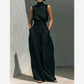 👗 LIMITED-TIME 50% OFF! ✨ Top & Wide-Leg Pant 2-Piece Set – Mock Neck, Cinched Waist, Featherlight 🌿
