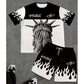👕 LIMITED-TIME 50% OFF! 🎨 Men's Graphic Print 2-Piece Set – T-Shirt & Shorts, Breathable Polyester, Vibrant Print 🏃‍♂️