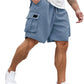 🩳 LIMITED-TIME 50% OFF! ✨ Men's Cargo Shorts – Relaxed Fit, Above-Knee, Drawstring, Breathable ☀️