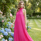 👗 LIMITED-TIME 50% OFF! ✨ Women's Halter Neck Maxi Dress – Flowy Pleated Skirt, Elegant, Lightweight, Floor Length 🌸