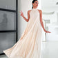 👗 LIMITED-TIME 50% OFF! ✨ Women's Halter Neck Maxi Dress – Flowy Pleated Skirt, Elegant, Lightweight, Floor Length 🌸