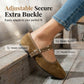 👡 LIMITED-TIME 50% OFF! ✨ Comfortable PU Ballet Flats – Suede-Look, Adjustable Strap, Ergonomic, Square Toe 🌸