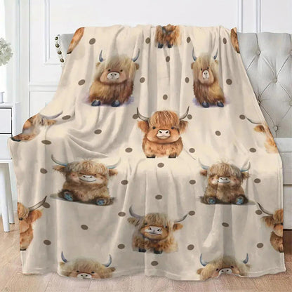 🎉 2026 Sale — Over 30 700 Sold!🔥 Ultra‑Soft Printed Flannel Throw Blanket