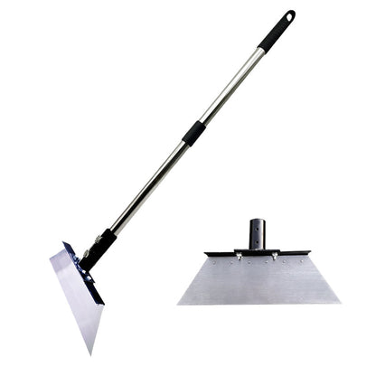 ⛏️ LIMITED-TIME 50% OFF! ❄️ Adjustable Garden & Snow Scraper Shovel – Heavy-Duty, Multi-Section Pole, Two Blade Sizes ✨