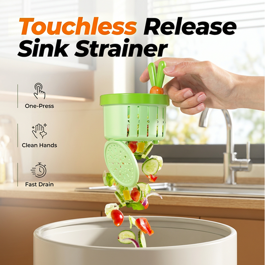 🚰 LIMITED-TIME 50% OFF! 🐰 Portable Sink Strainer – Rabbit Ear, One-Press Release, Durable, 4 Colors ✨
